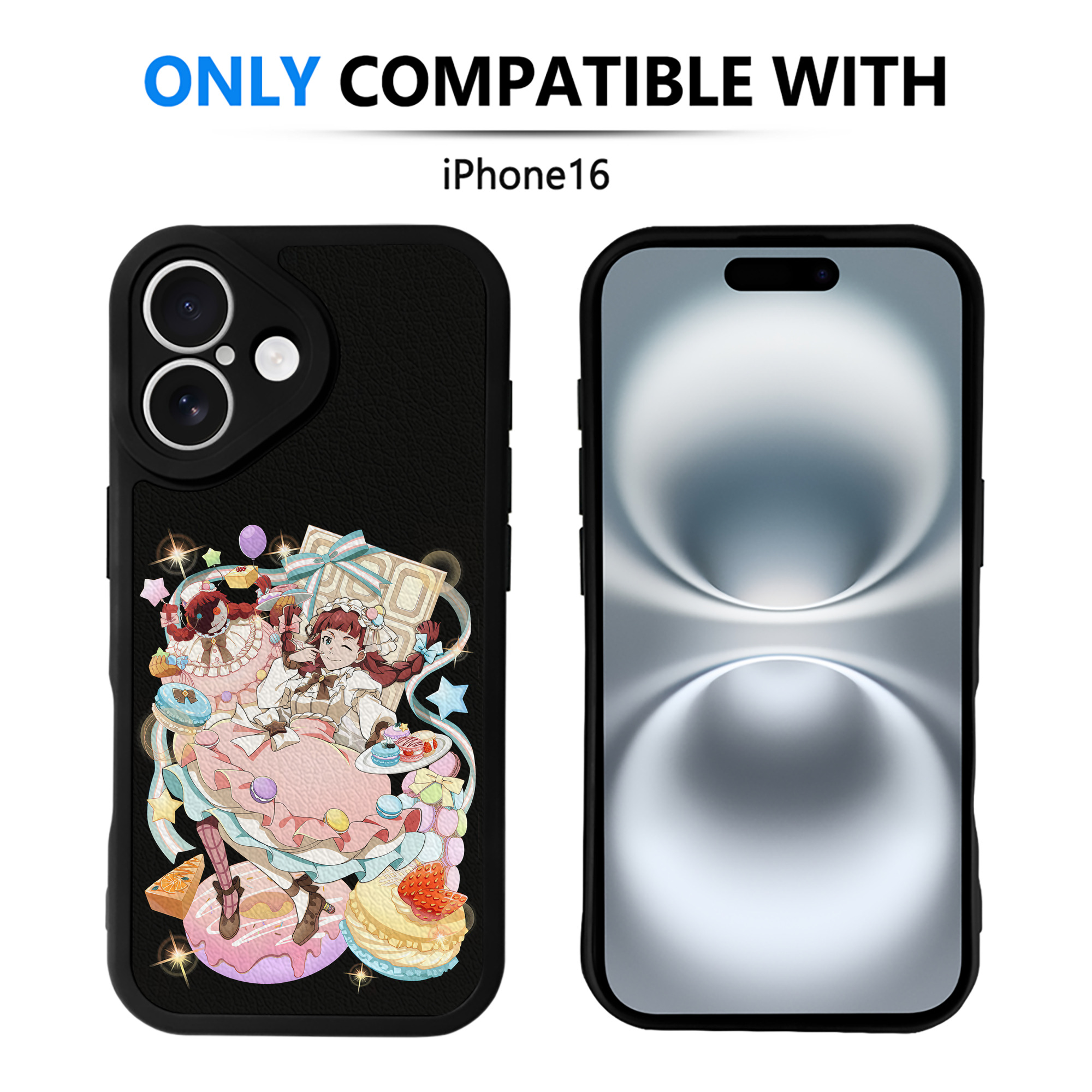 （画像用） 文豪ストレイドッグス Bungo Stray Dogs 【iPhone 16シリーズ対応】シリコンスマホケース（レザー調） 材質：シリコン